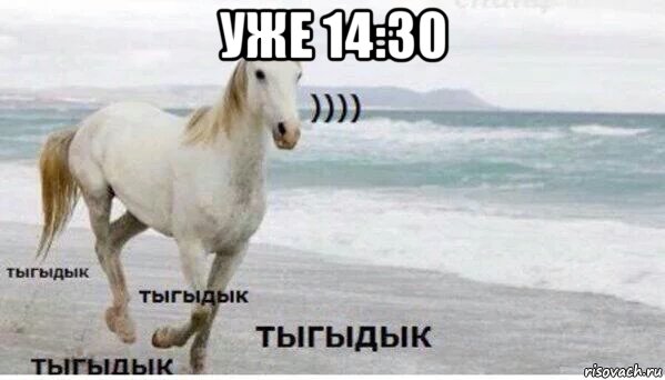 уже 14:30 , Мем   Тыгыдык