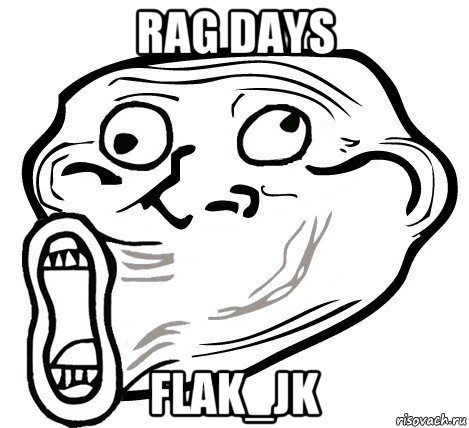 rag days flak_jk, Мем  Trollface LOL