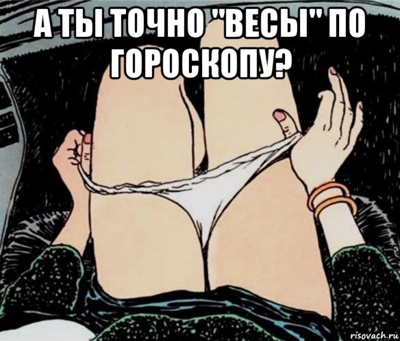 а ты точно "весы" по гороскопу? , Мем А ты точно