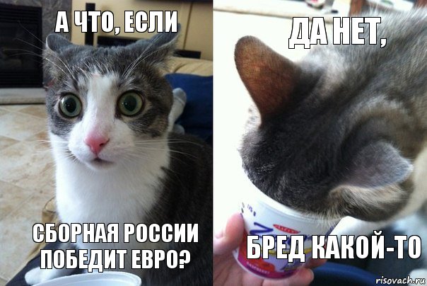 А что, если Сборная России победит Евро? Да нет, бред какой-то, Комикс  Да не бред какой-то (4 зоны)