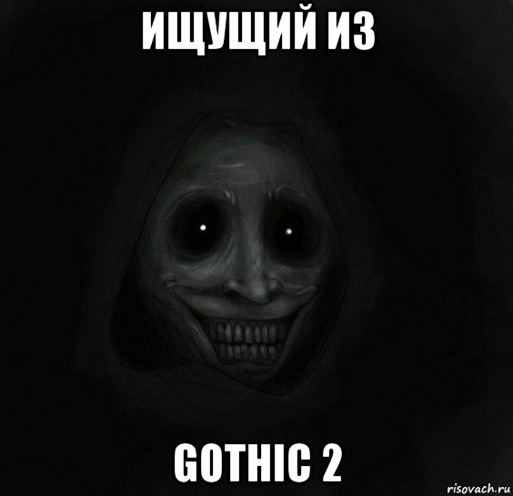 ищущий из gothic 2, Мем Ночной гость