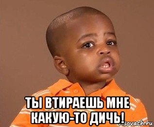  ты втираешь мне какую-то дичь!