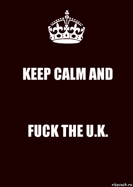 KEEP CALM AND FUCK THE U.K., Комикс keep calm