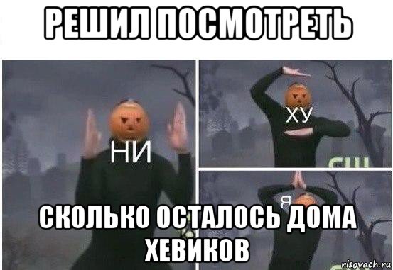 решил посмотреть сколько осталось дома хевиков, Мем  Ни ху Я