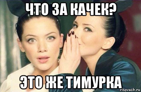 что за качек? это же тимурка, Мем  Он