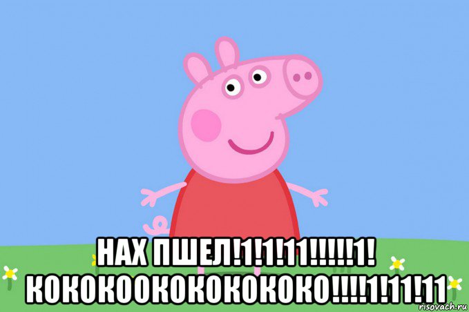  нах пшел!1!1!11!!!!!1! кококоокококококо!!!!1!11!11, Мем Пеппа