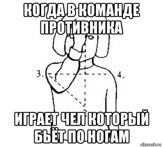 когда в команде противника играет чел который бьёт по ногам, Мем  Перекреститься