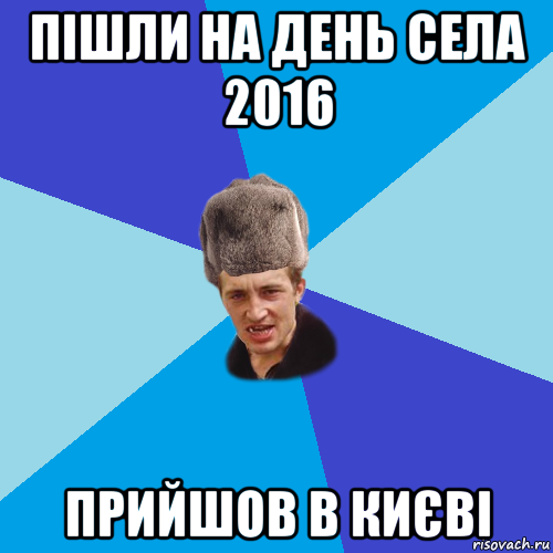 пішли на день села 2016 прийшов в києві, Мем Празднчний паца