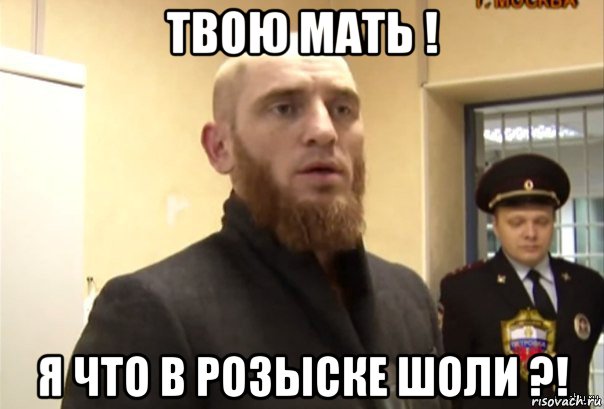 твою мать ! я что в розыске шоли ?!, Мем Шучу