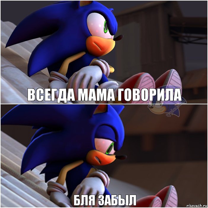 Всегда мама говорила Бля забыл, Комикс Sonic 1