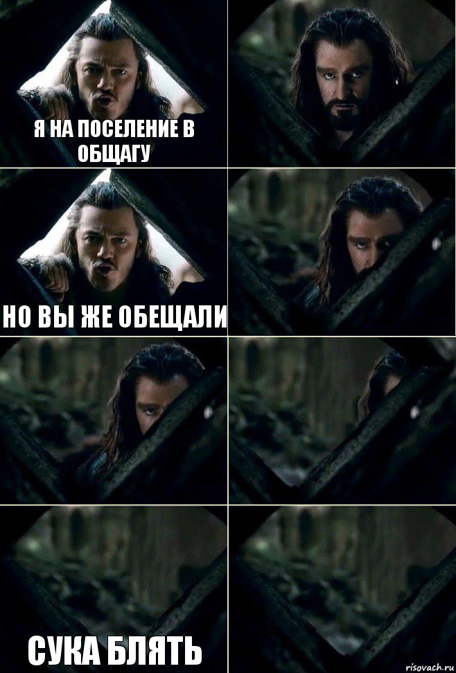 я на поселение в общагу  но вы же обещали    СУКА БЛЯТЬ , Комикс  Стой но ты же обещал