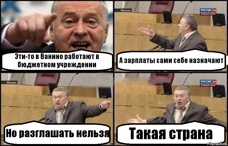 Эти-то в Ванино работают в бюджетном учреждении А зарплаты сами себе назначают Но разглашать нельзя Такая страна, Комикс Жириновский