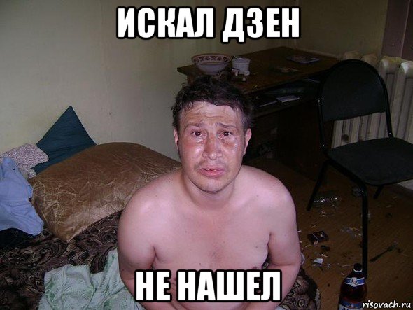 искал дзен не нашел