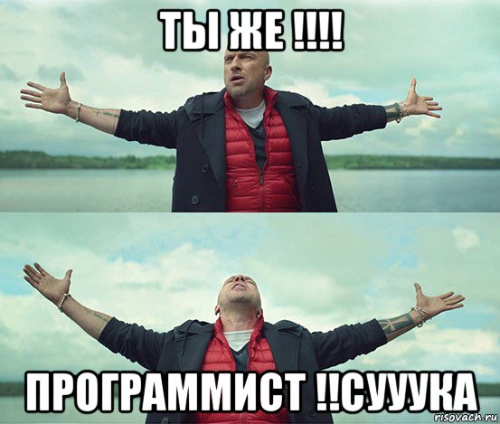 ты же !!!! программист !!сууука, Мем Безлимитище