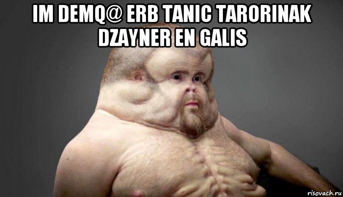 im demq@ erb tanic tarorinak dzayner en galis , Мем  Человек который выживет в лбом ДТП