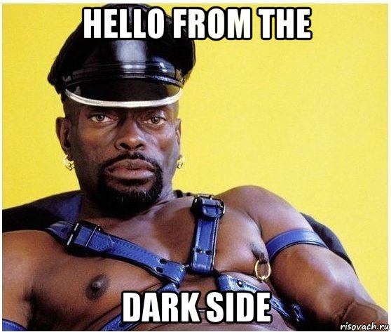 hello from the dark side, Мем Черный властелин