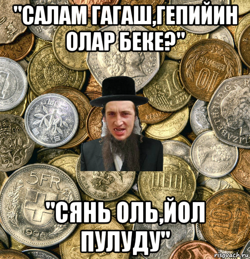 "салам гагаш,гепийин олар беке?" "сянь оль,йол пулуду", Мем Евро паца