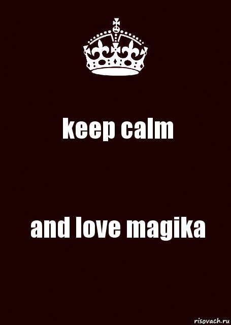 keep calm and love magika, Комикс keep calm