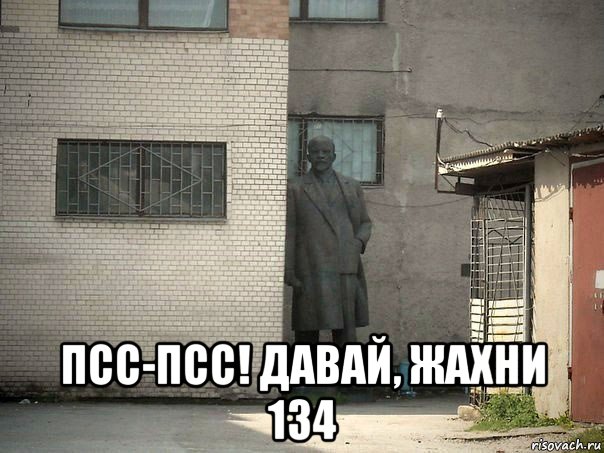  псс-псс! давай, жахни 134, Мем  Ленин за углом (пс, парень)