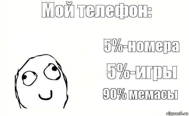 90% мемасы, Комикс Мой телефон