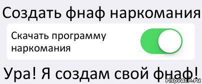 Создать фнаф наркомания Скачать программу наркомания Ура! Я создам свой фнаф!, Комикс Переключатель