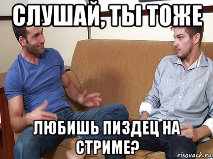 слушай, ты тоже любишь пиздец на стриме?, Мем Слушай я тоже люблю делать подпи