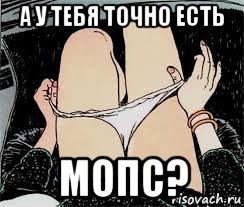 а у тебя точно есть мопс?