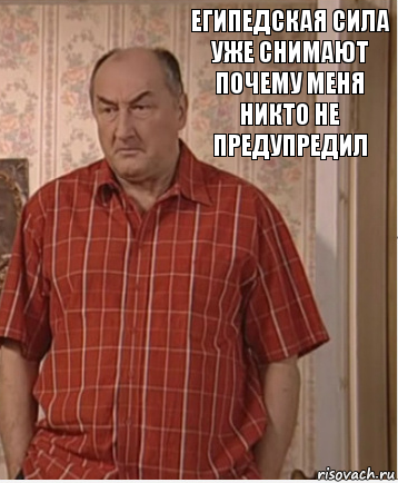 Египедская сила уже снимают почему меня никто не предупредил, Комикс Николай Петрович Воронин