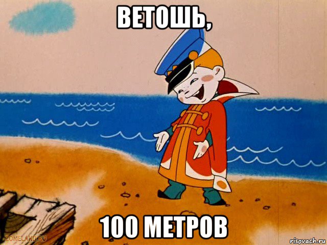 ветошь, 100 метров