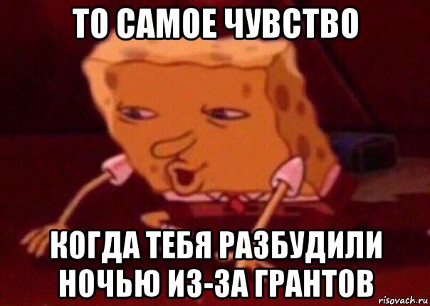 то самое чувство когда тебя разбудили ночью из-за грантов, Мем    Bettingmemes