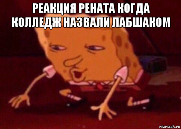 реакция рената когда колледж назвали лабшаком , Мем    Bettingmemes