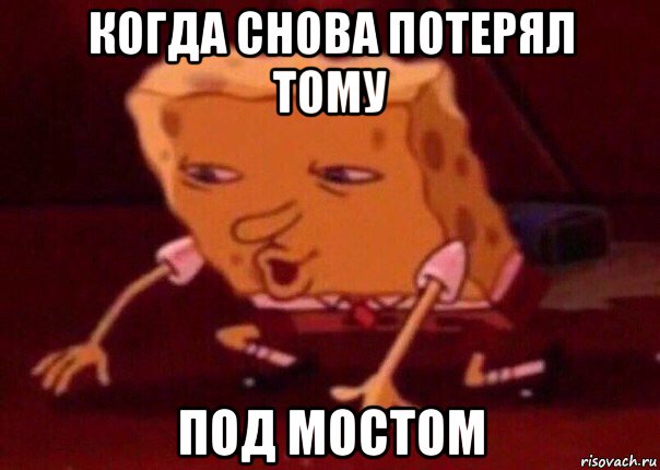 когда снова потерял тому под мостом, Мем    Bettingmemes