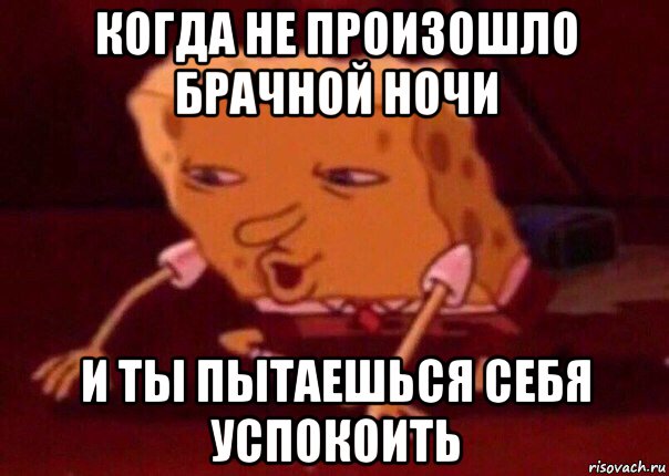 когда не произошло брачной ночи и ты пытаешься себя успокоить, Мем    Bettingmemes