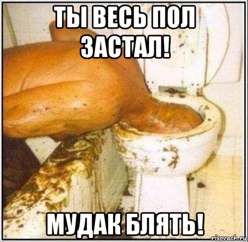 ты весь пол застал! мудак блять!, Мем Дайвер