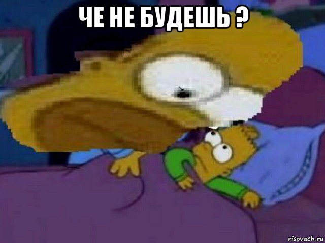 че не будешь ? , Мем Гомер и барт