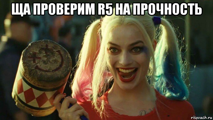 ща проверим r5 на прочность , Мем    Harley quinn