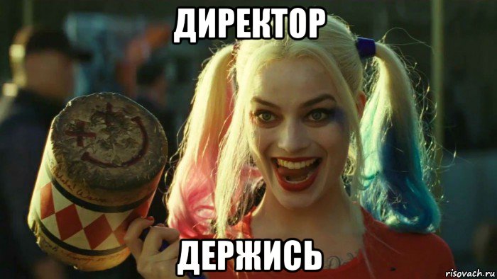 директор держись, Мем    Harley quinn