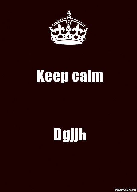 Keep calm Dgjjh, Комикс keep calm