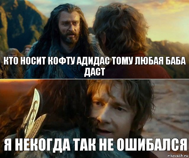 Кто носит кофту адидас тому любая баба даст Я некогда так не ошибался, Комикс Я никогда еще так не ошибался