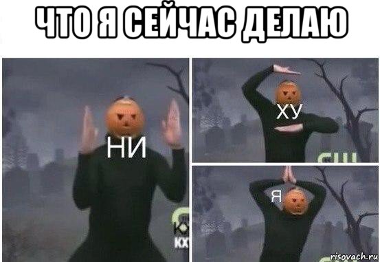 что я сейчас делаю , Мем  Ни ху Я