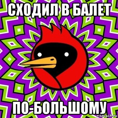 сходил в балет по-большому, Мем Омская птица