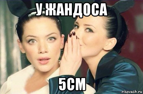 у жандоса 5см, Мем  Он