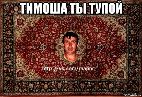 тимоша ты тупой , Мем Парнь на сел