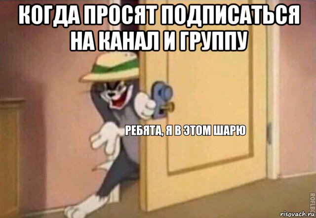 когда просят подписаться на канал и группу , Мем    Ребята я в этом шарю