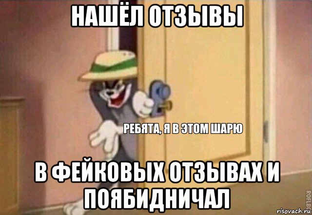 нашёл отзывы в фейковых отзывах и поябидничал, Мем    Ребята я в этом шарю