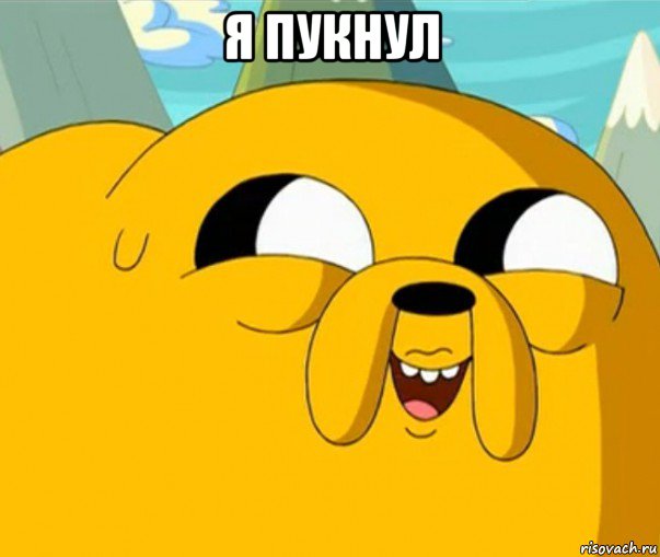 я пукнул , Мем  Adventure time