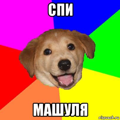 спи машуля, Мем Advice Dog