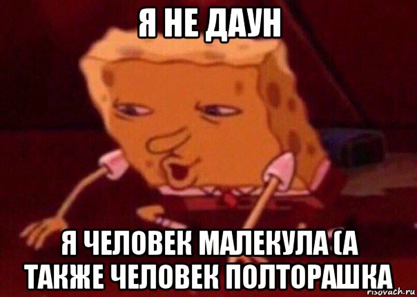 я не даун я человек малекула (а также человек полторашка, Мем    Bettingmemes