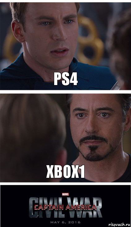 PS4 XBOX1, Комикс   Гражданская Война