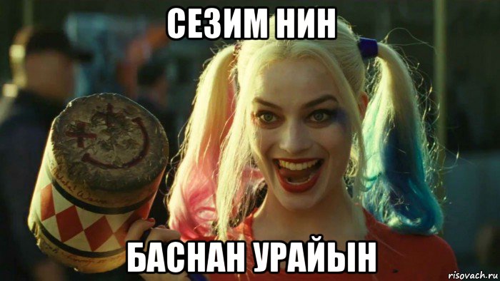 сезим нин баснан урайын, Мем    Harley quinn